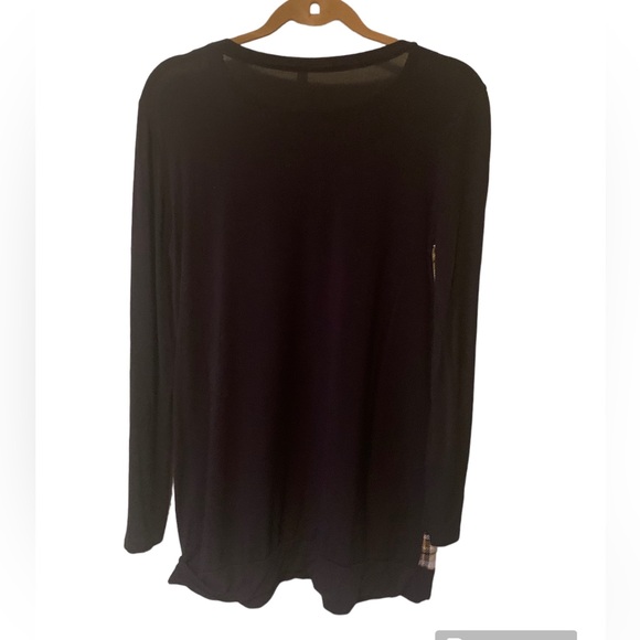 Celeste Plaid Long Sleeve Top Super Soft Size L Like New - Picture 2 of 8